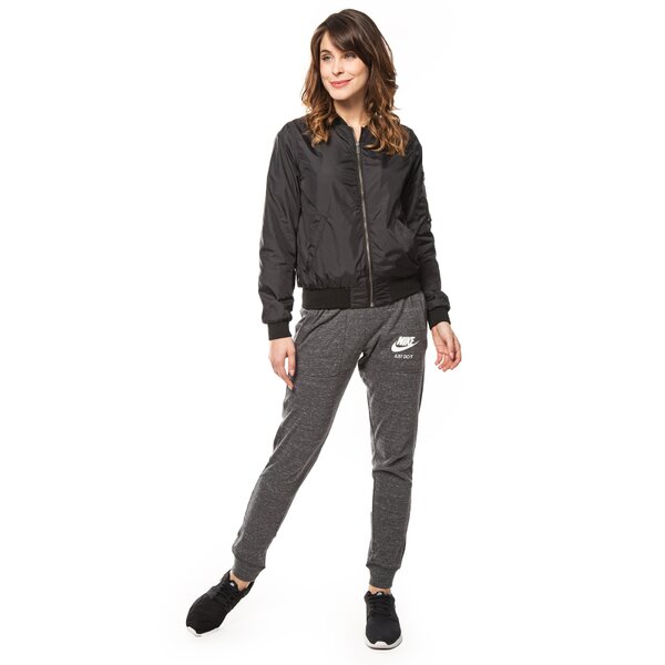 Spodnie dresowe damskie NIKE SPODNIE GYM VINTAGE PANT 726061060 kolor szary