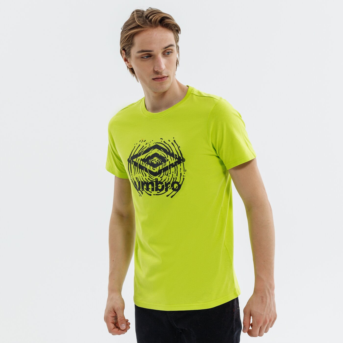 Koszulka męska UMBRO T-SHIRT NENEKO ul321tsm01002 kolor zielony