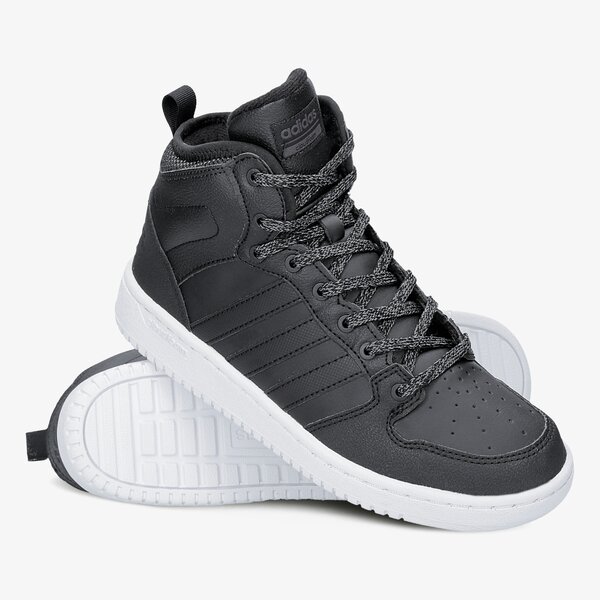 Buty sportowe damskie ADIDAS CF HOOPS MID WTR W bc0117 kolor czarny