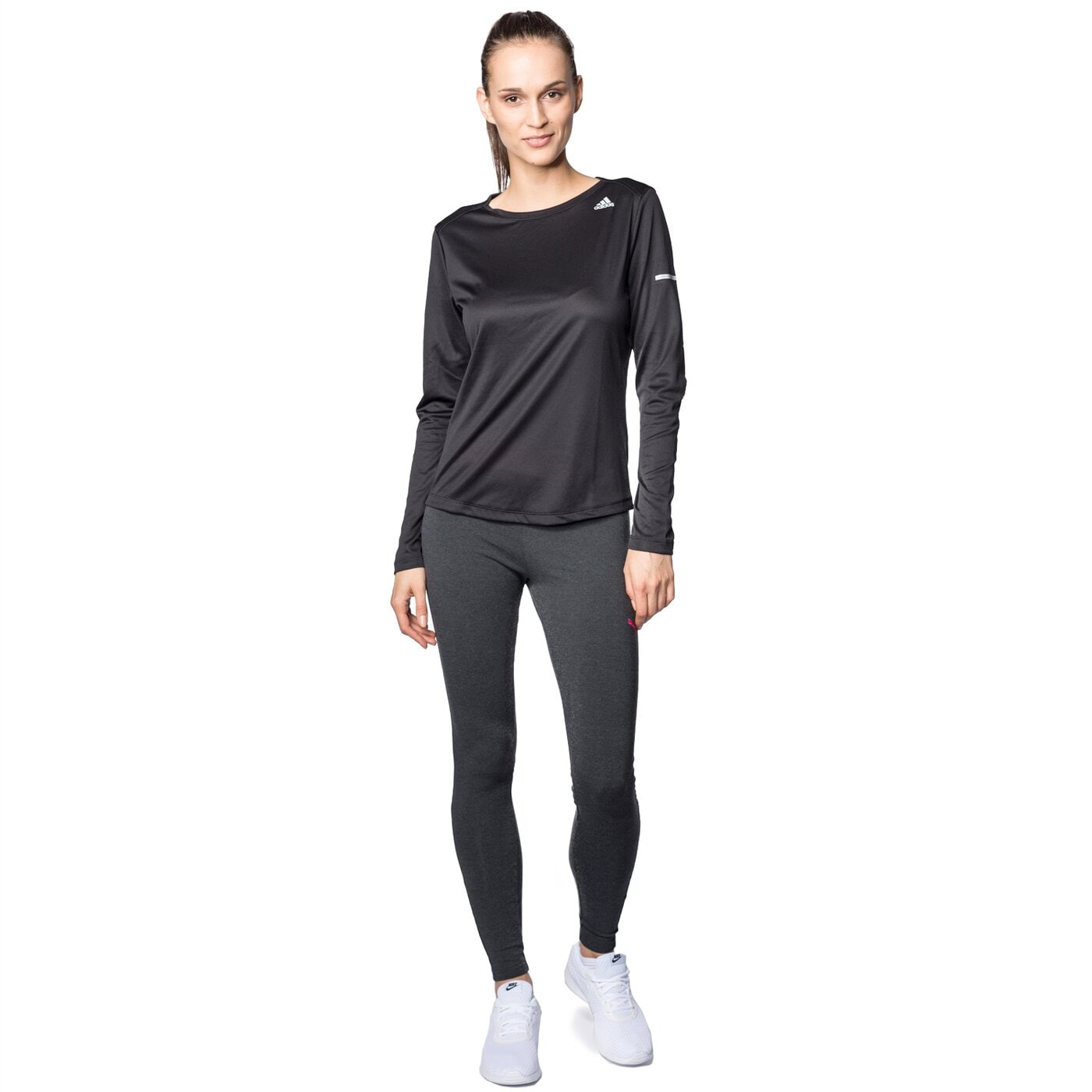 Koszulka damska ADIDAS T-SHIRT RUN LS TEE W aa5106 kolor czarny