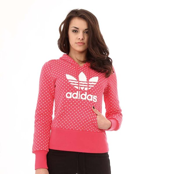 Bluza damska ADIDAS BLUZA TREFOIL HOOD LI z34765 kolor różowy