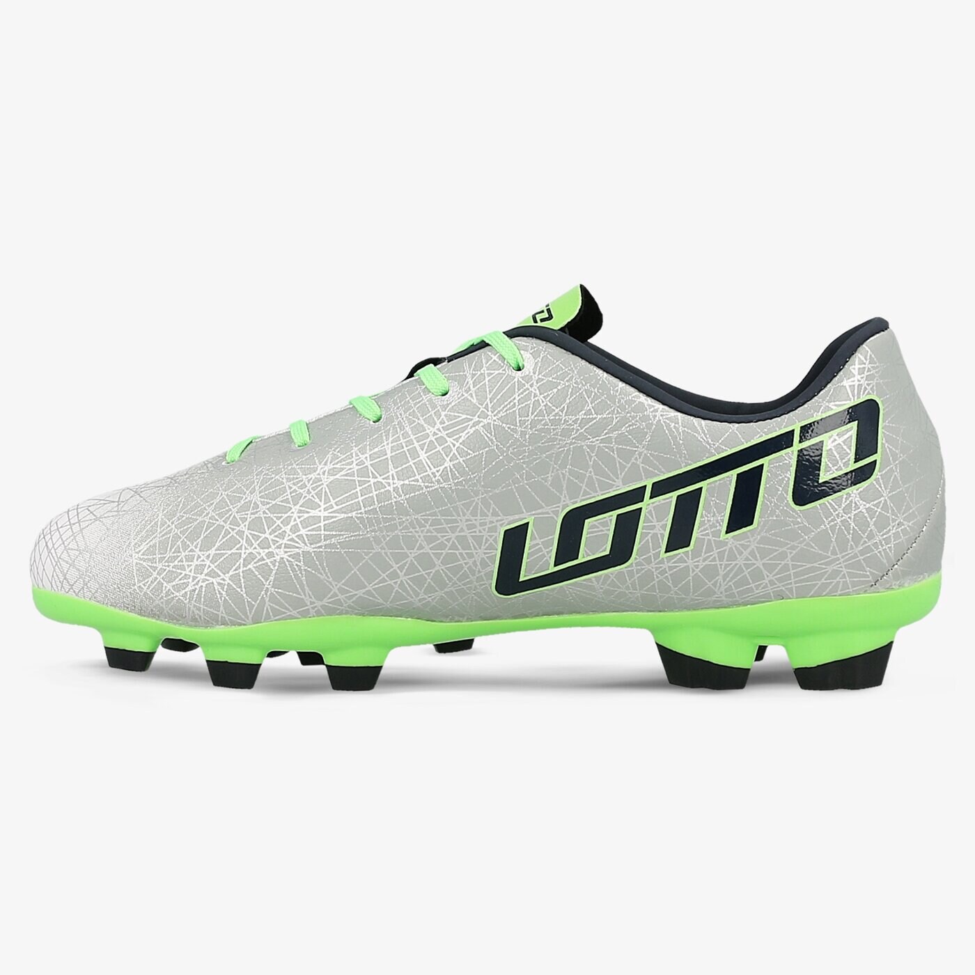 Buty piłkarskie dla dzieci LOTTO LZG VIII 700 FGT JR s7162 kolor srebrny