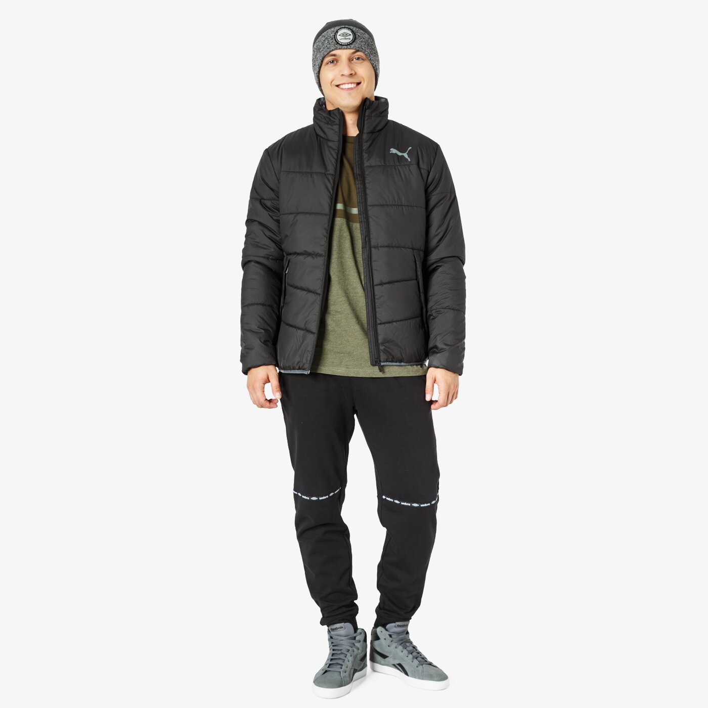 Koszulka męska FEEWEAR T-SHIRT SS DENTON fw38tsm10002 kolor zielony