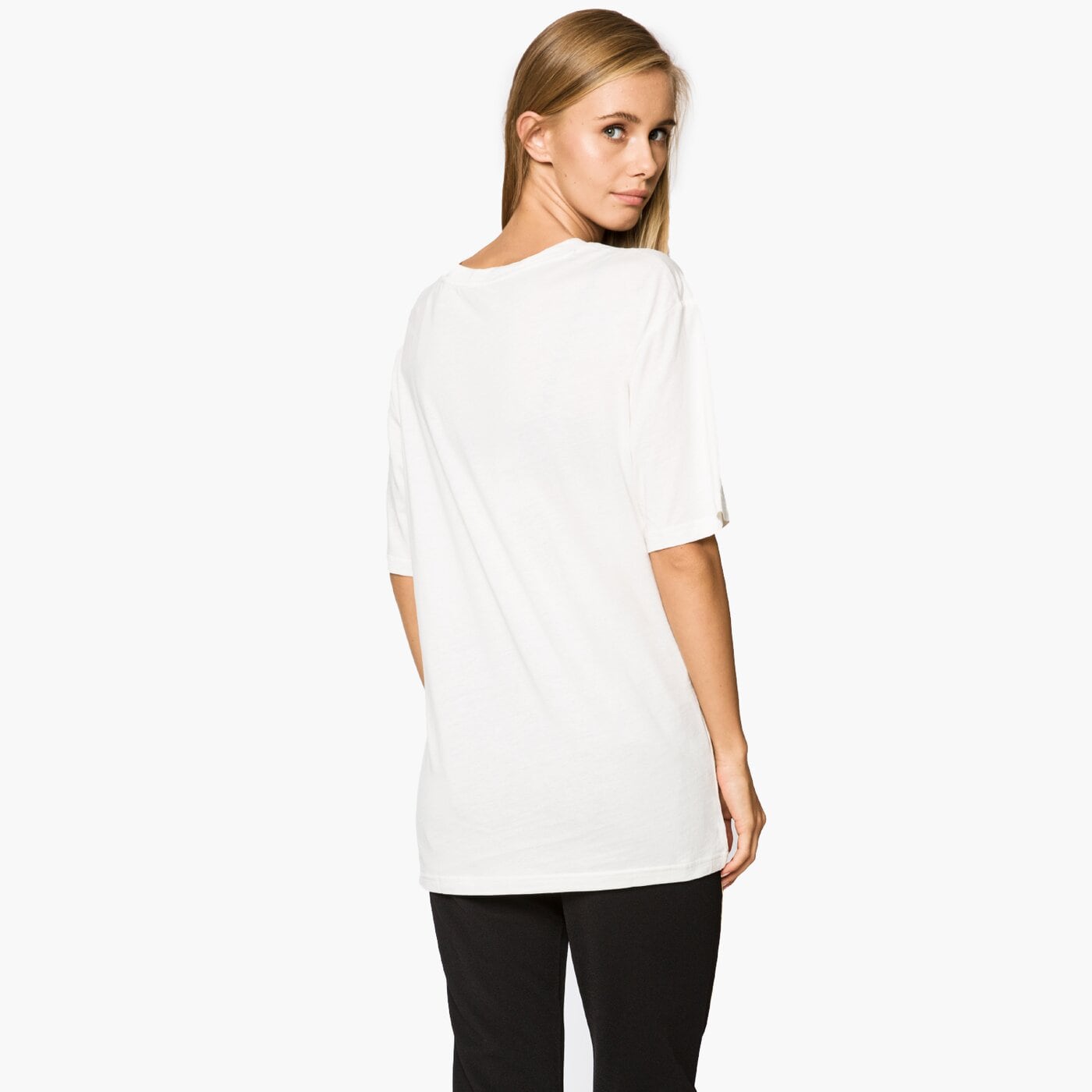 Koszulka damska PUMA T-SHIRT SS FUSION ELONGATED W 59236021 kolor biały