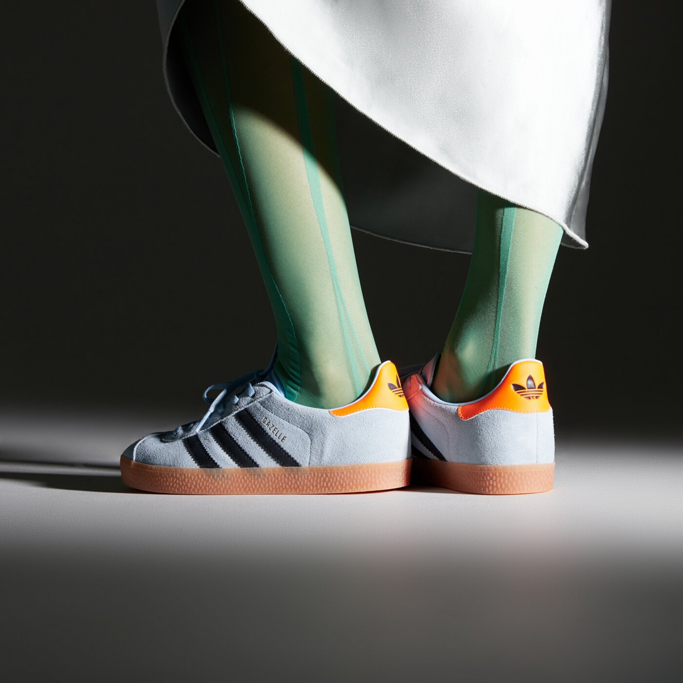 Buty dziecięce ADIDAS GAZELLE J ig9151 kolor niebieski