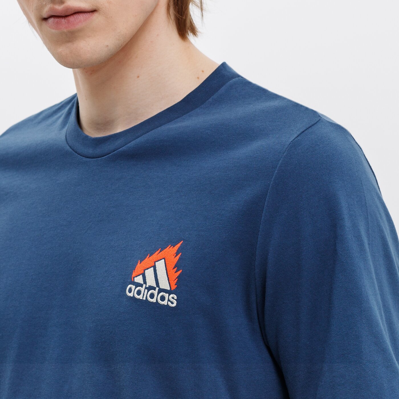 Koszulka męska ADIDAS T-SHIRT M EMBRD LG T gl3259 kolor granatowy
