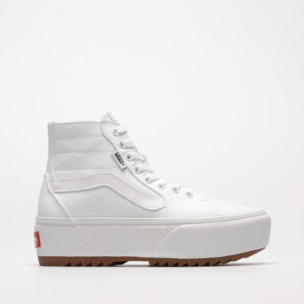 Buty sportowe damskie VANS FILMORE HI TAPERED PLATFORM ST vn0a5jlgwht1 kolor biały