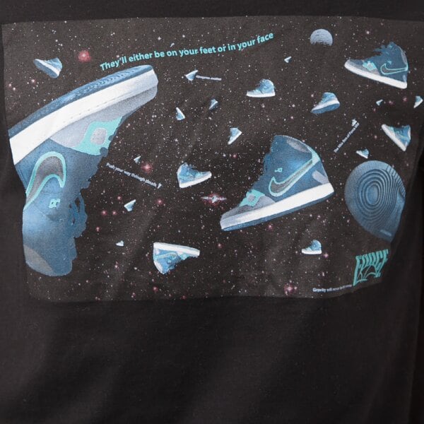 Koszulka męska NIKE T-SHIRT TEE-FORCE IN  SPACE 644384010 kolor czarny