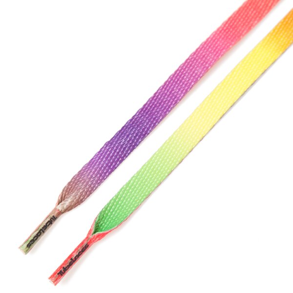  TUBE LACES SZNURÓWKI SILVER FLAT 1015318 kolor multicolor