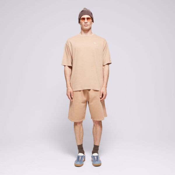 Spodenki męskie NEW ERA SZORTY NE WASHED SHORTS NONE 60502667 kolor brązowy