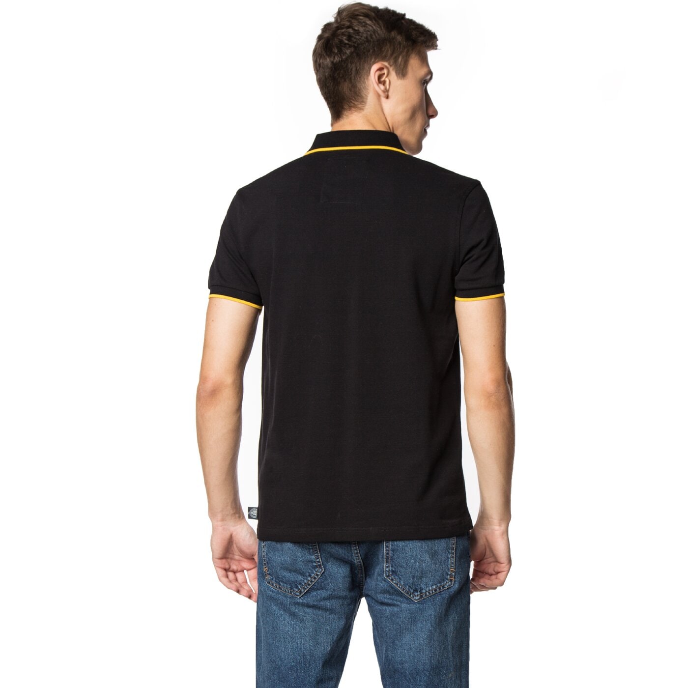 Koszulka polo męska LONSDALE POLO OXFORD 115286100 kolor czarny