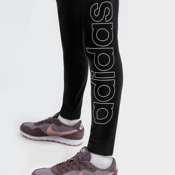 Spodnie dziecięce ADIDAS LEGGINGS G LIN LEG GIRL gn4044 kolor czarny