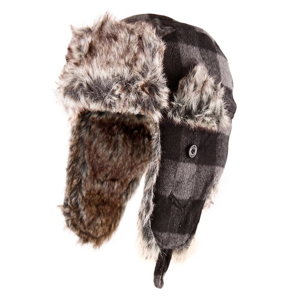 Czapka zimowa damska PUMA CZAPKA Z SHORN CHECK TRAP 84342301 kolor czarny