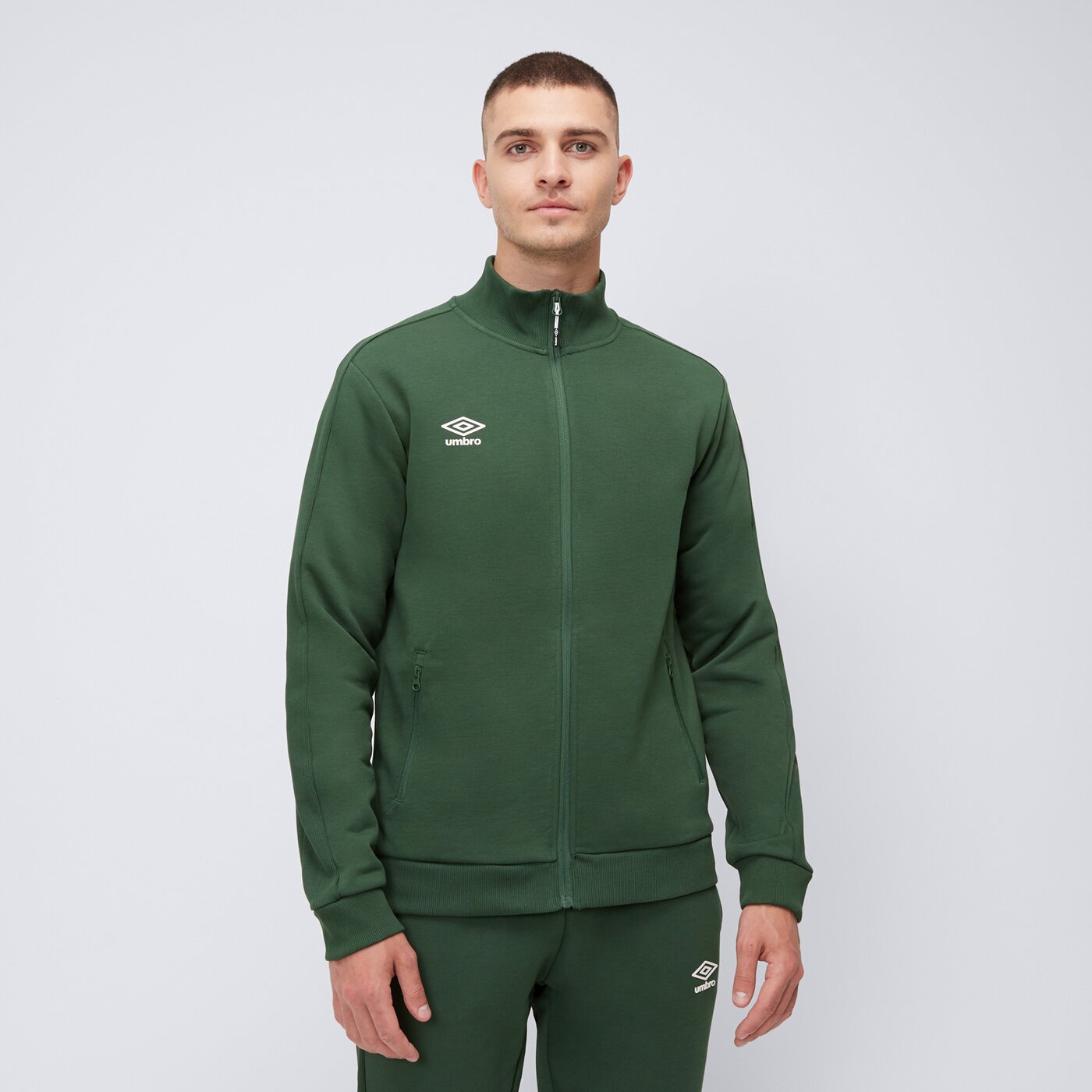 Bluza męska UMBRO BLUZA ROZPINANA FOOTBALL CLUB ul125blm06001 kolor zielony