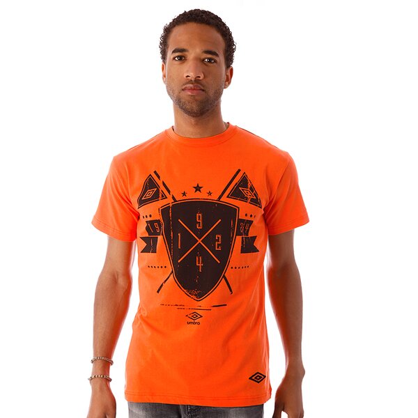 Koszulka męska UMBRO T-SHIRT SUDAN ul33tsm06852 kolor pomarańczowy