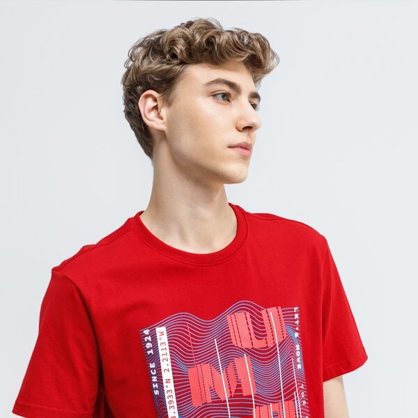 Koszulka męska UMBRO T-SHIRT STROLO ul120tsm38001 kolor czerwony