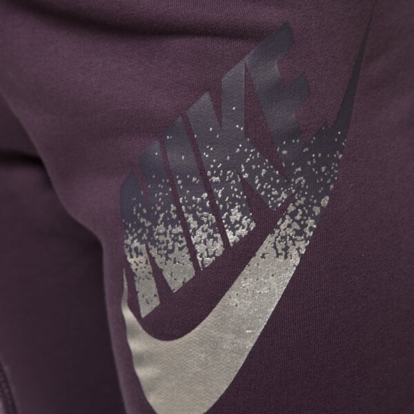 Spodnie dresowe damskie NIKE SPODNIE RALLY PANT TIGHT 678852507 kolor fioletowy