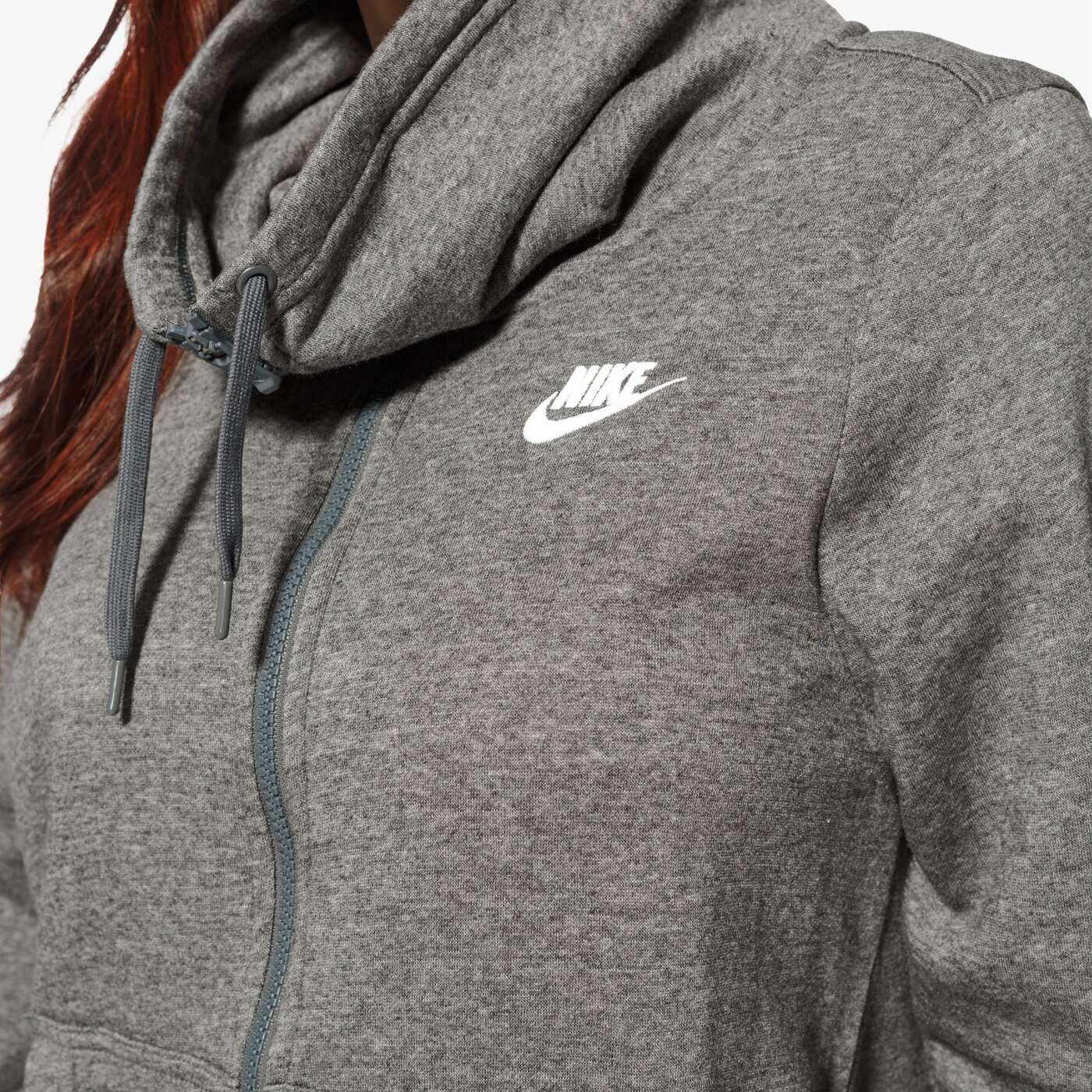 Bluza damska NIKE BLUZA W NSW FNL FZ CLUB 895209-071 kolor szary