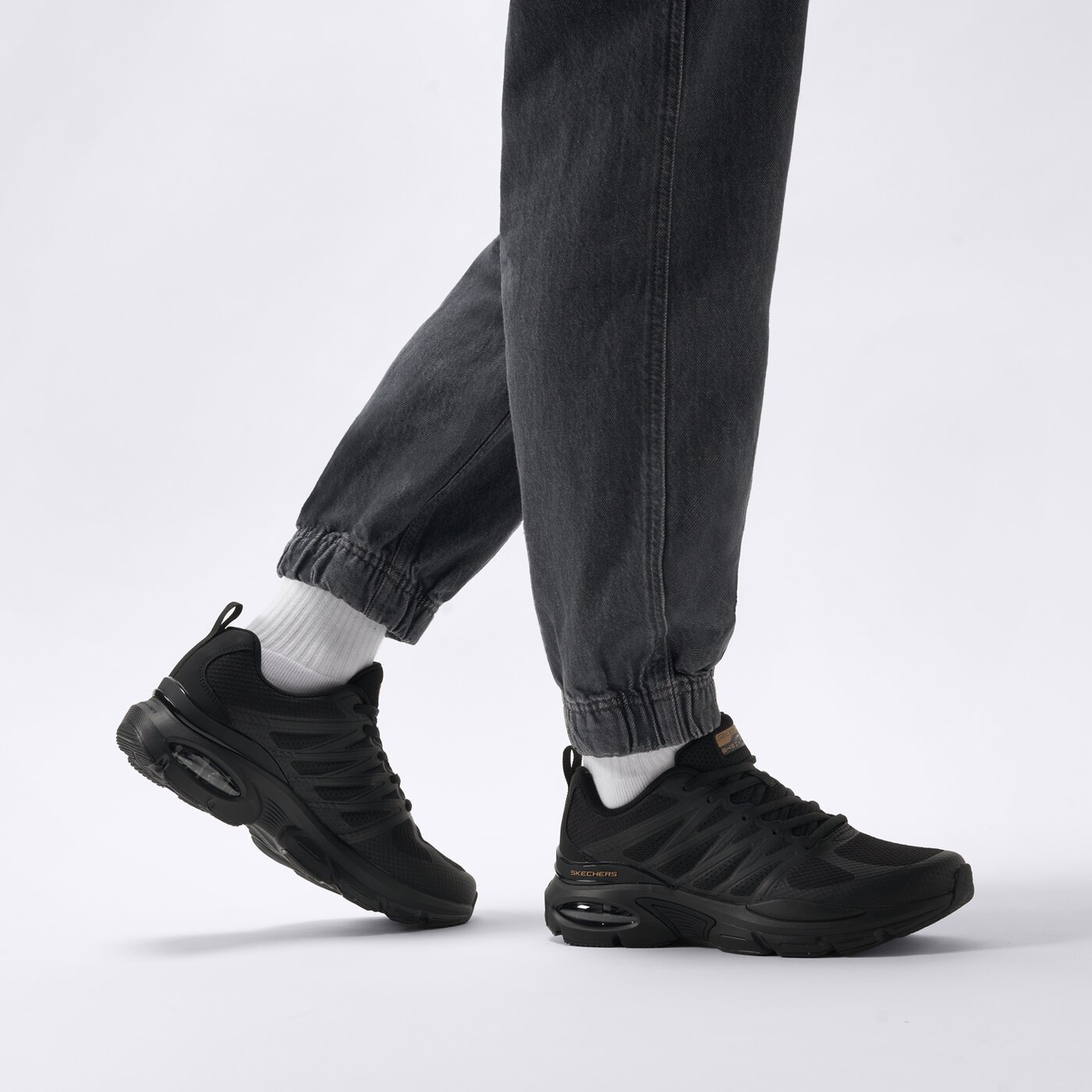 Buty treningowe męskie SKECHERS SKECH-AIR VENTURA 232657bbk kolor czarny