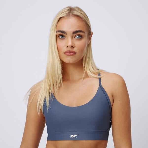 Top damski REEBOK  BRA ID TRAIN RACER 100076180 kolor niebieski