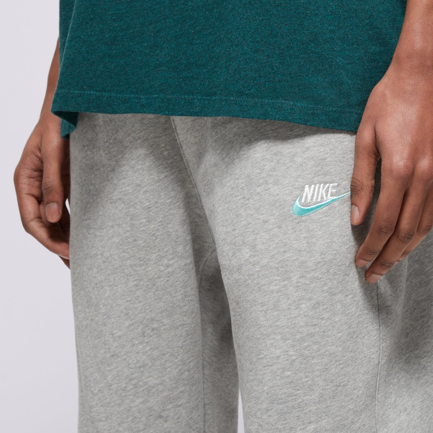 Spodnie dresowe męskie NIKE SPODNIE M NSW CLUB DT JGGR BB ESSENTIALS dq8385-065 kolor szary