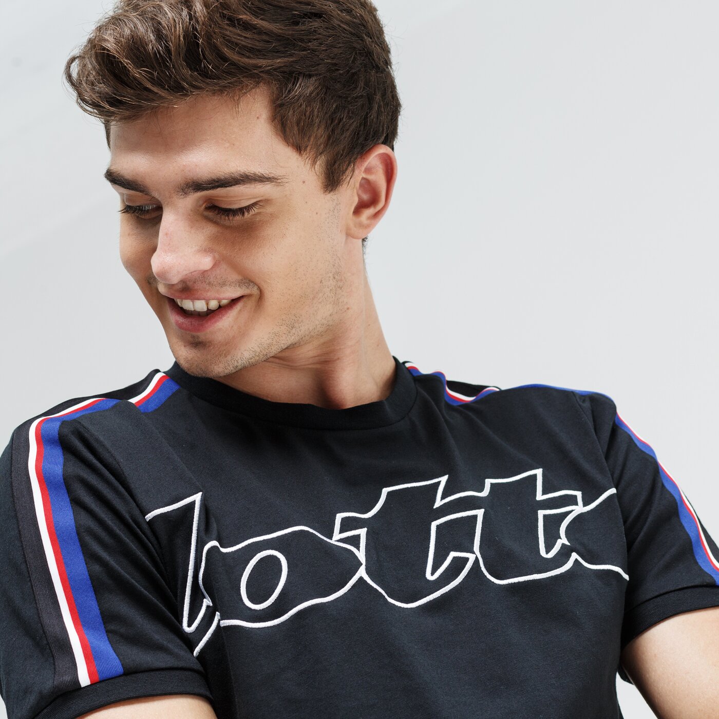 Koszulka męska LOTTO T-SHIRT SS ATHLETICA III STP JS 211757-1cl kolor czarny