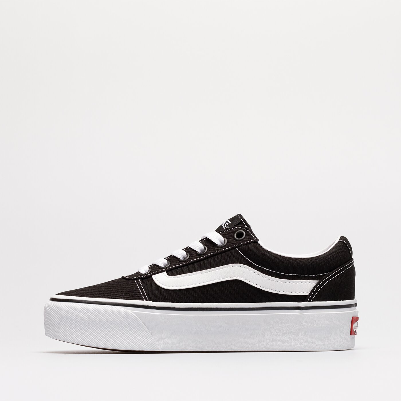Buty sportowe damskie VANS WM WARD PLATFORM CANVAS vn0a3tlc1871 kolor czarny