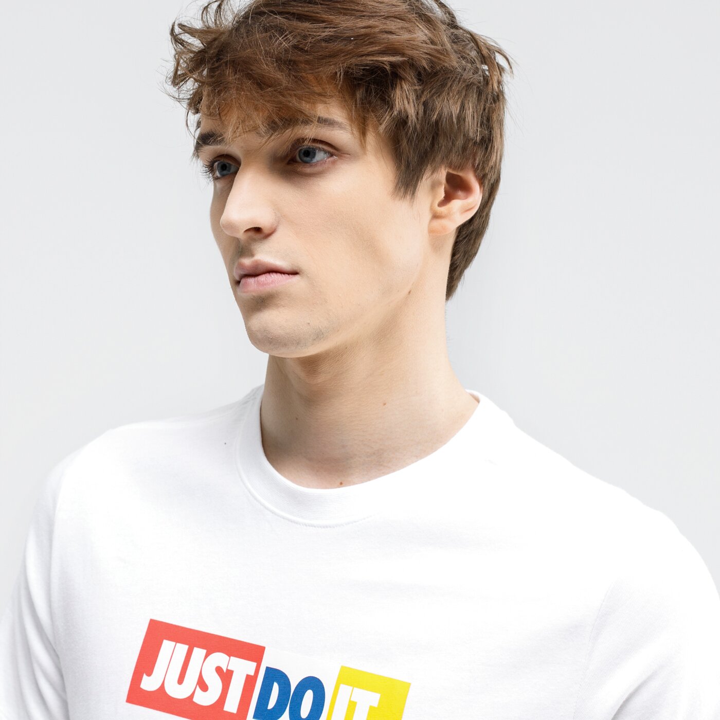 Koszulka męska NIKE T-SHIRT SPORTSWEAR JDI ck2305-100 kolor biały