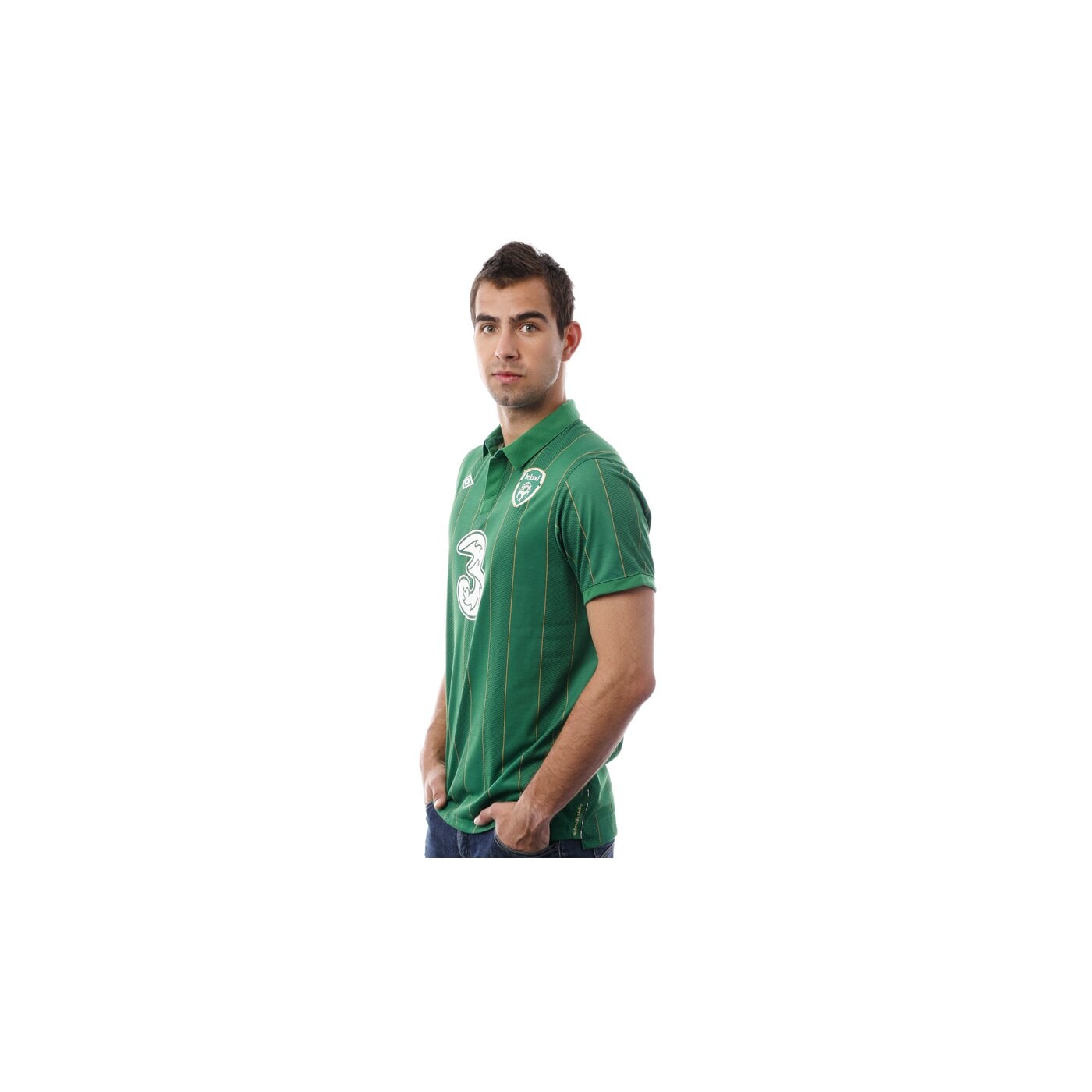 Koszulka męska UMBRO T-SHIRT IRELAND JERSEY HOME 73599ujhx kolor zielony