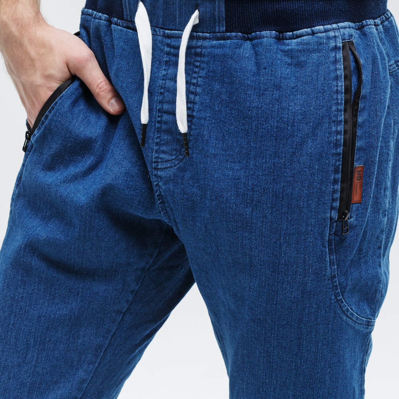 Spodnie dresowe męskie UP8 SPODNIE KILLY up120spm08001 kolor niebieski