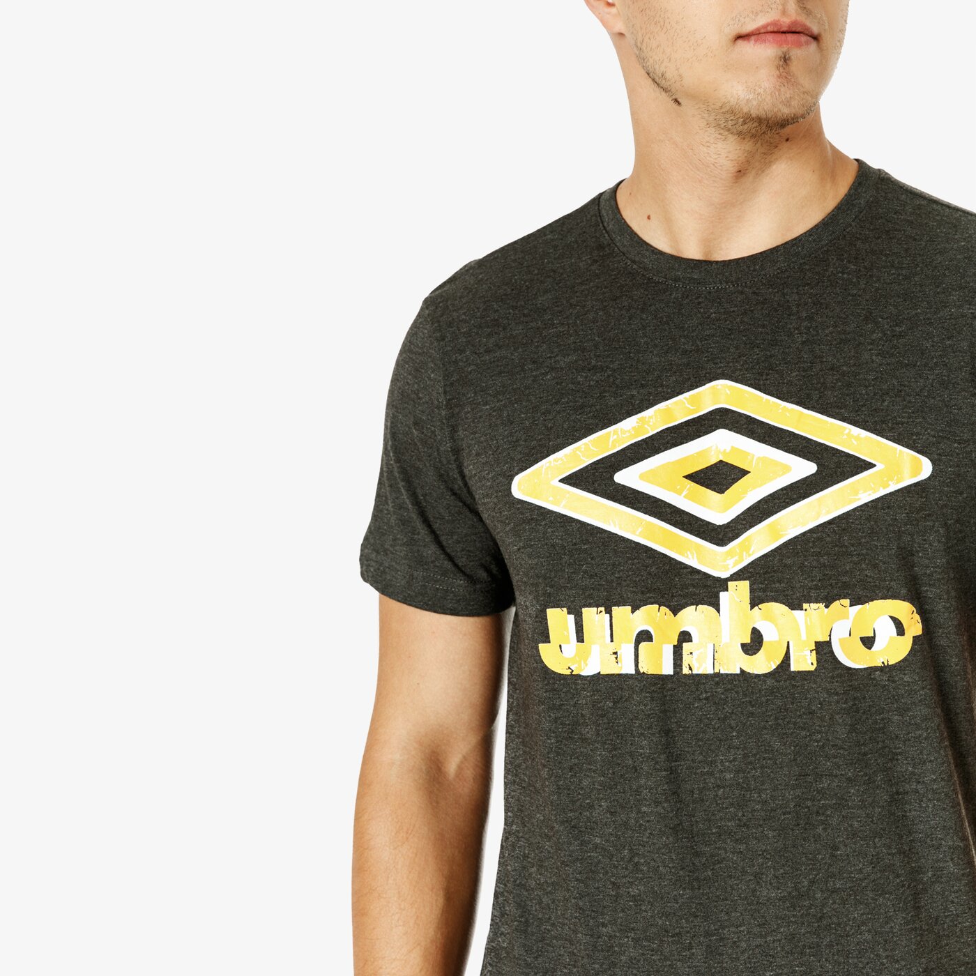 Koszulka męska UMBRO T-SHIRT SS POWERFUL ul38tsm40001 kolor szary