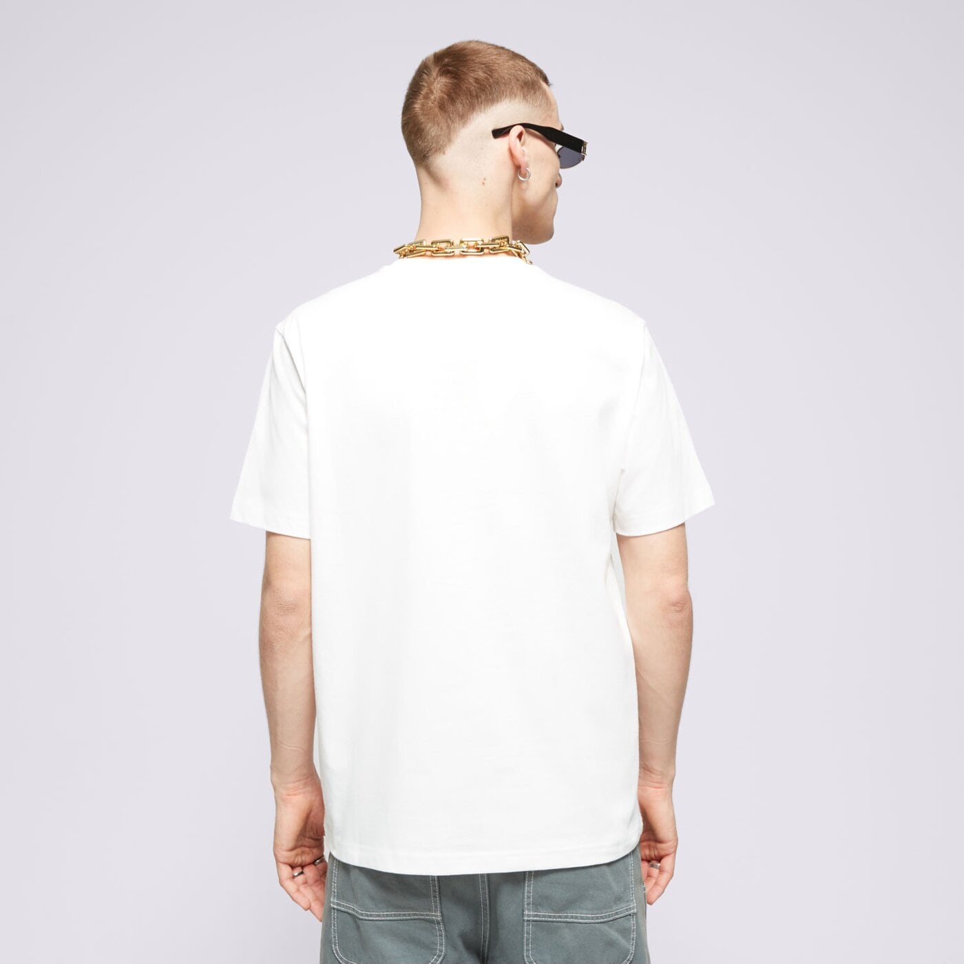 Koszulka męska CHAMPION T-SHIRT CREWNECK TEE 220453ww001 kolor biały