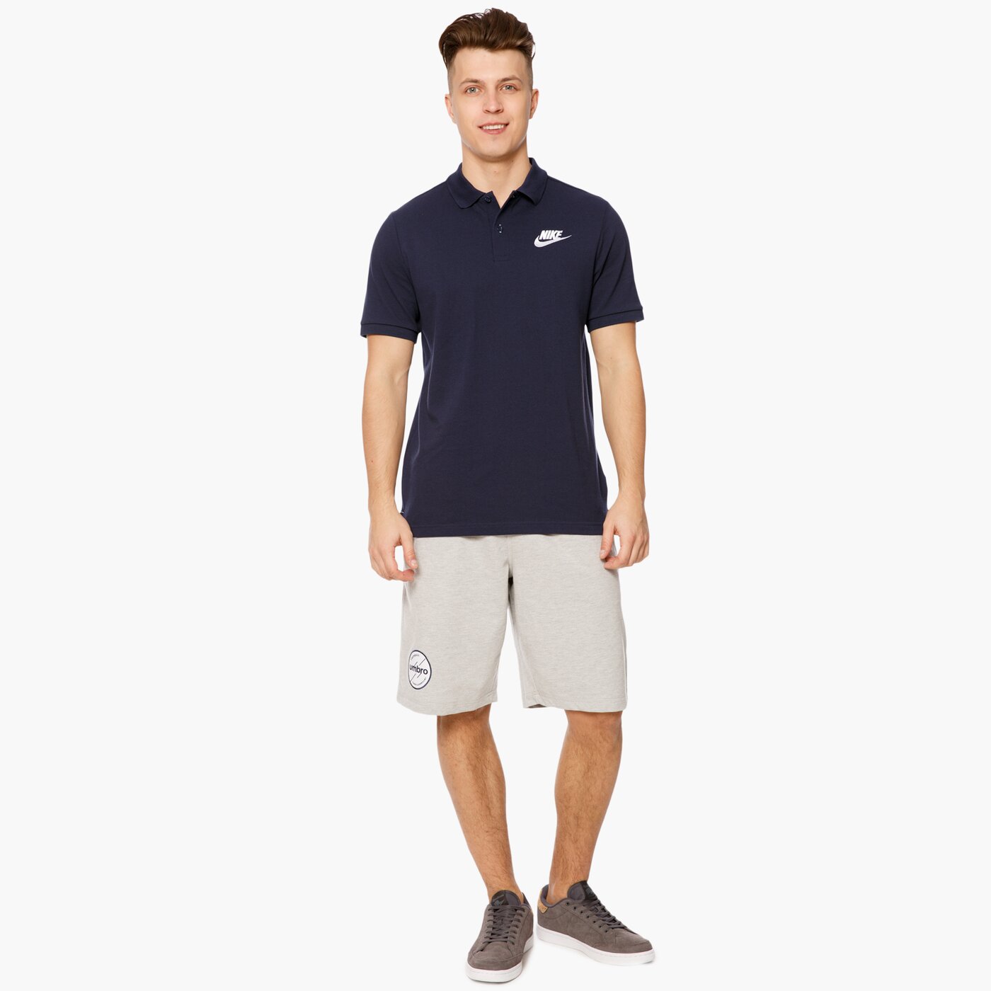 Spodenki męskie UMBRO SZORTY GORI ul17szm01001 kolor szary