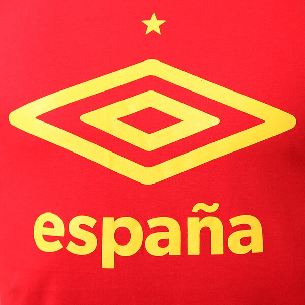 Koszulka męska UMBRO T-SHIRT 2014 ESPANA FLAG 62338uclr kolor czerwony
