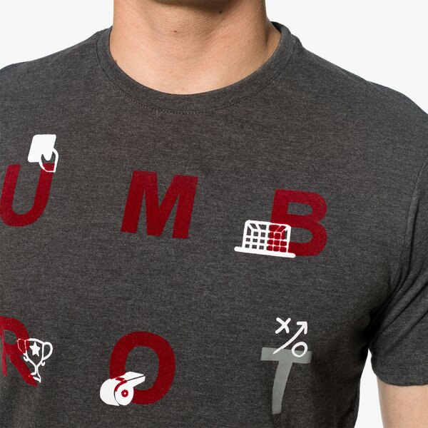 Koszulka męska UMBRO T-SHIRT SS MARK ul18tsm57001 kolor szary