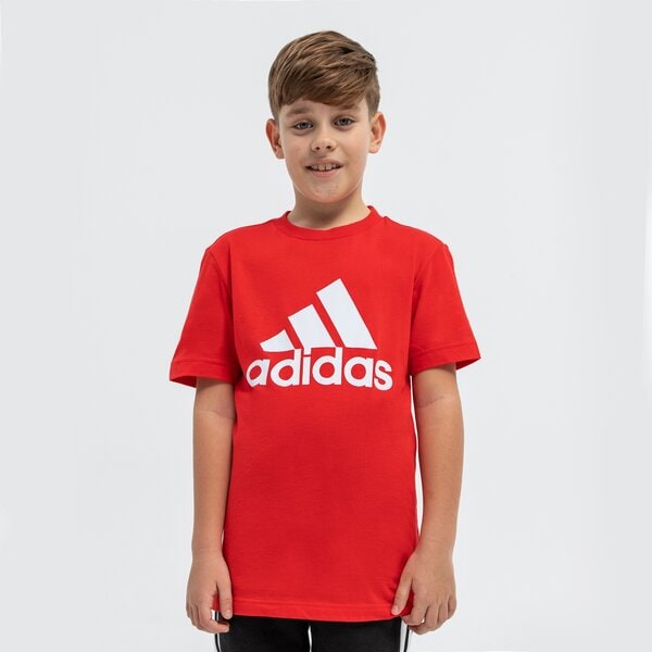 Koszulka dziecięca ADIDAS T-SHIRT SS B BL T BOY gn3993 kolor czerwony