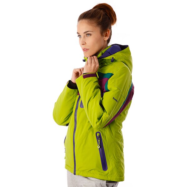 Kurtka zimowa damska FEEWEAR KURTKA ONEGA fw33kud02538 kolor zielony