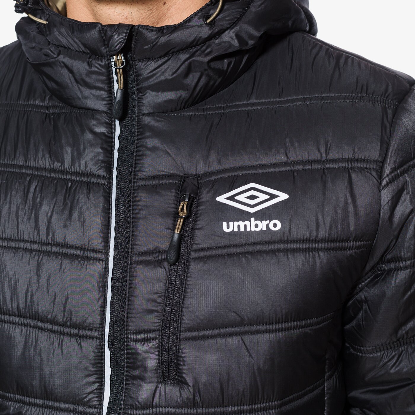 Kurtka zimowa męska UMBRO KURTKA BLACK ul37kum36002 kolor czarny