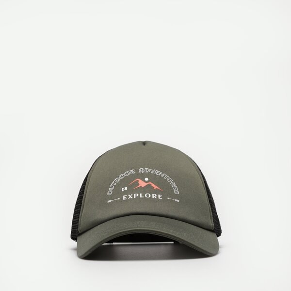 Czapka z daszkiem damska UP8 CZAPKA AMILLY up123cap11001 kolor khaki