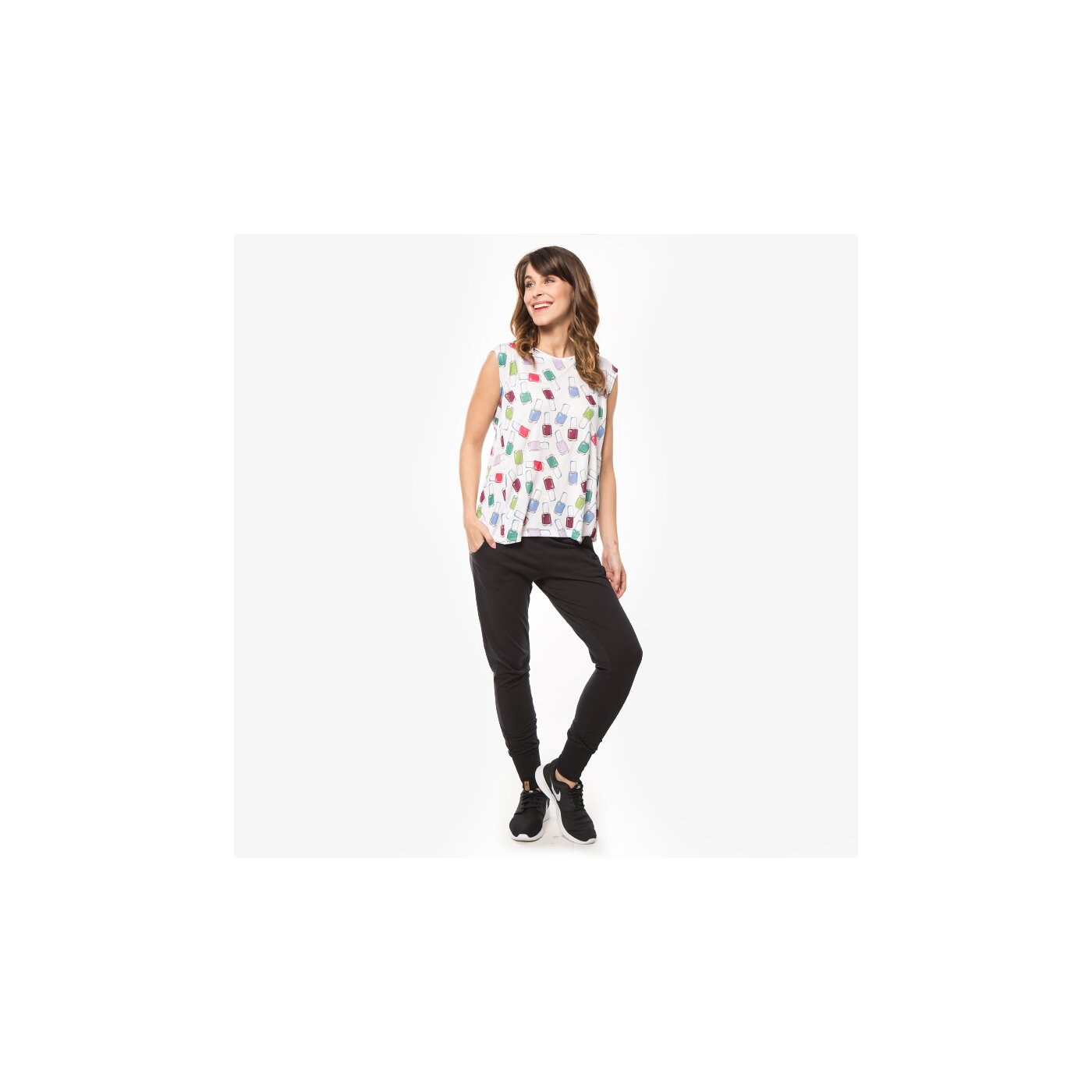 Koszulka damska LOTTO T-SHIRT GLOSS lo16tsd34001 kolor biały