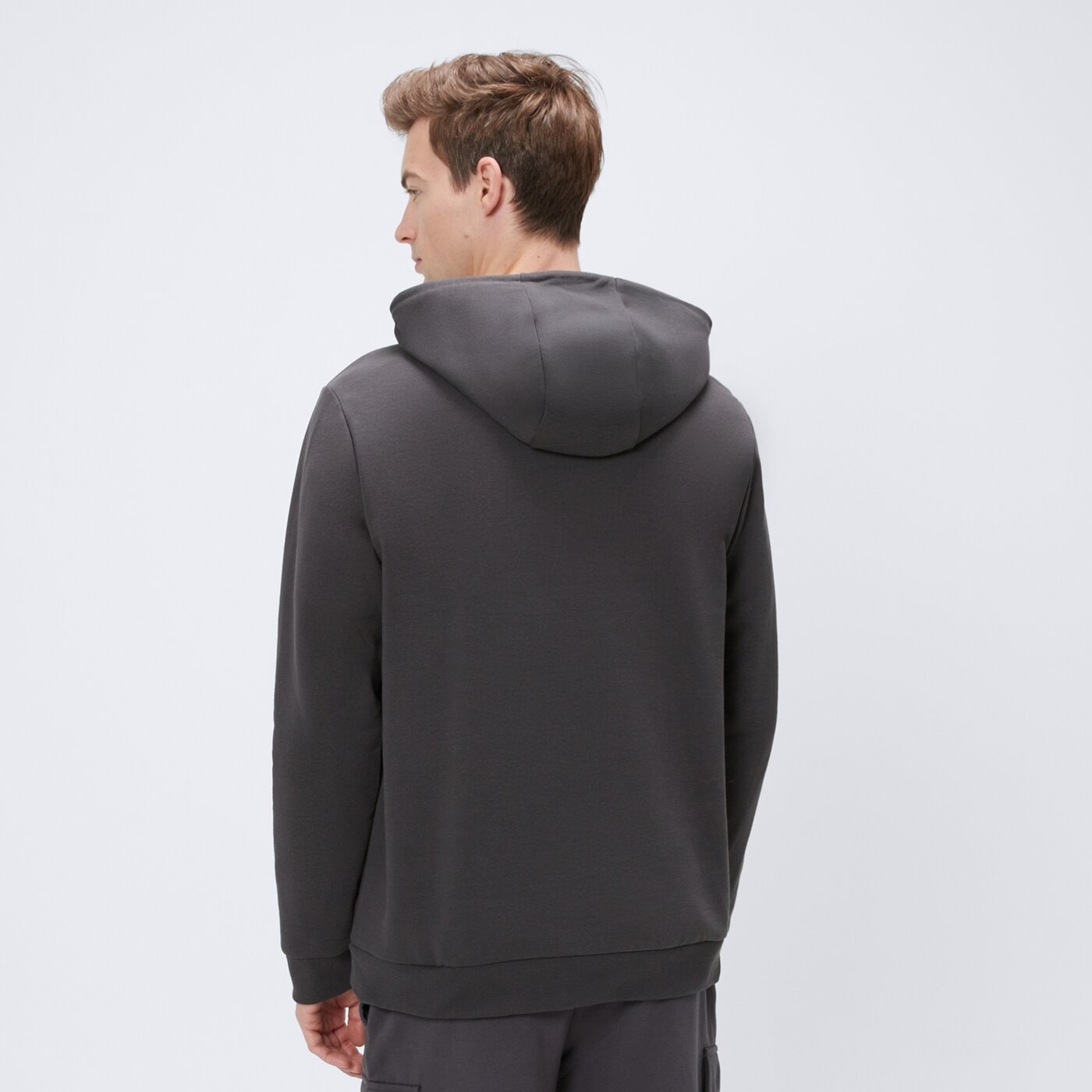 Bluza męska UMBRO BLUZA Z KAPTUREM BUHO ul125blm91002 kolor szary