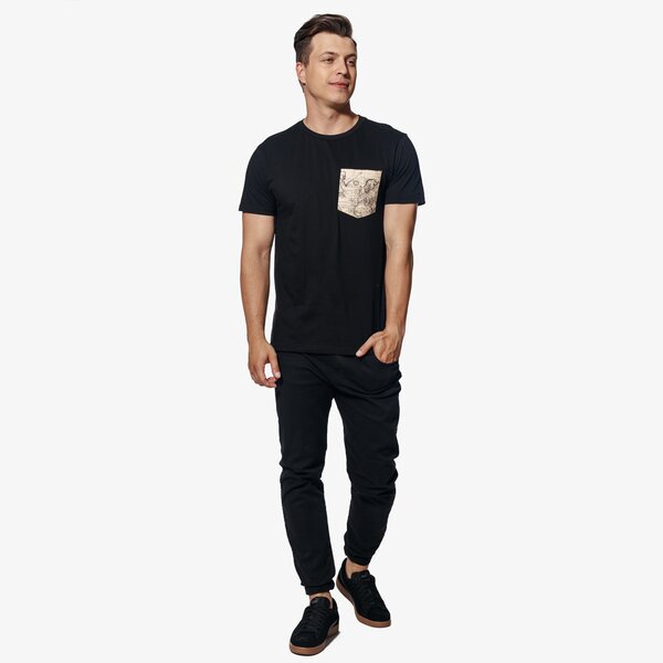 Koszulka męska FEEWEAR T-SHIRT SS MAP fw18tsm33002 kolor czarny