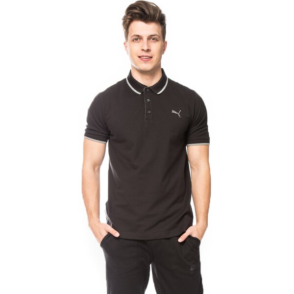 Koszulka polo męska PUMA POLO FUN DRY PIQUE 83651601 kolor czarny