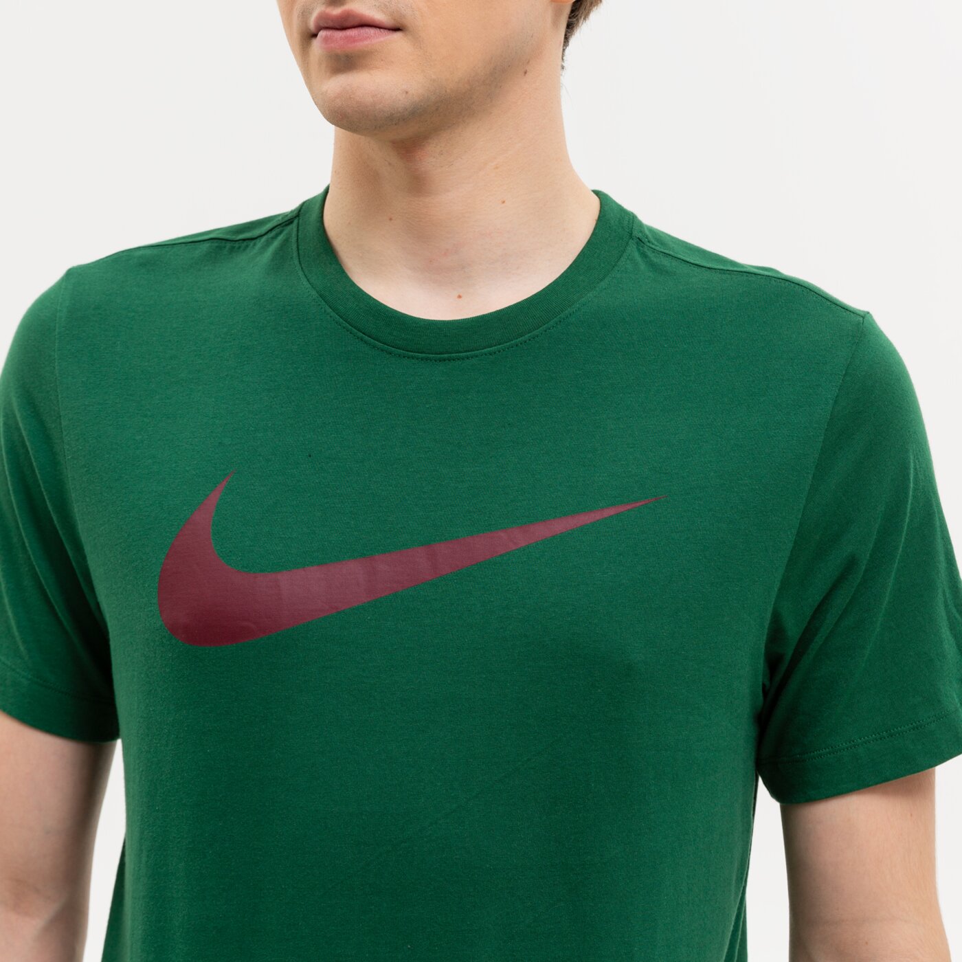 Koszulka męska NIKE T-SHIRT NIKE SPORTSWEAR SWOOSH dc5094-341 kolor zielony