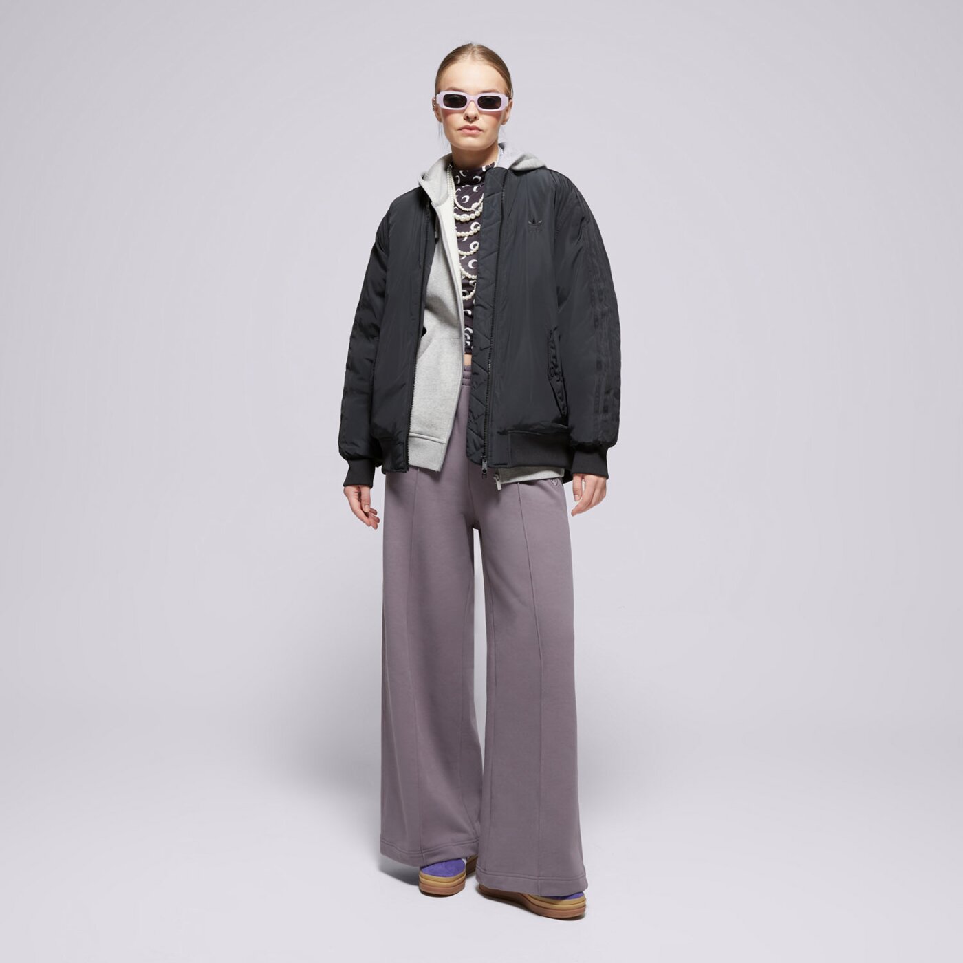 Bluza damska ADIDAS BLUZA Z KAPTUREM ESS FZ HOODIE iy9622 kolor szary