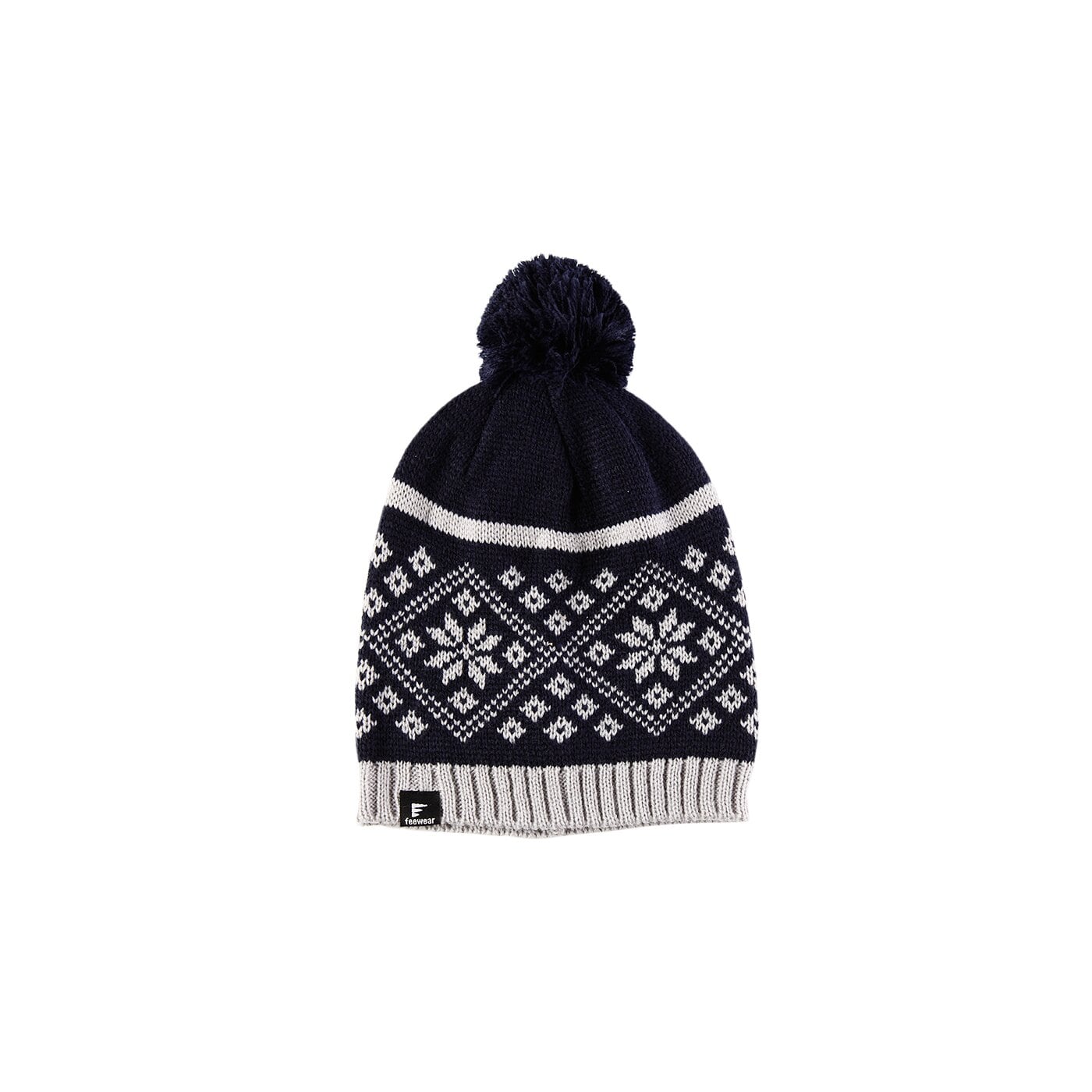 Czapka zimowa damska FEEWEAR CZAPKA POM-POM NAVY fw33cad14 kolor granatowy