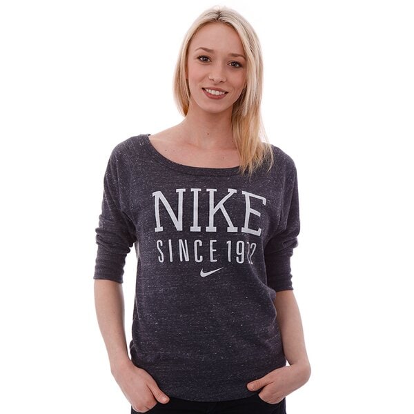 Bluza damska NIKE BLUZA MARLED   JERSEY GRAPH CREW 540826060 kolor czarny