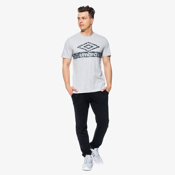 Koszulka męska UMBRO T-SHIRT SS TILES ul18tsm05001 kolor szary