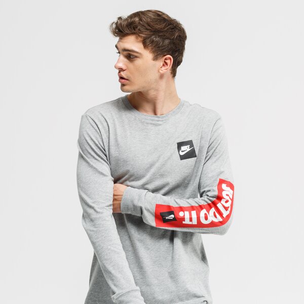 Koszulka męska NIKE T-SHIRT LS M NSW LS JDI BMPR cd9598-063 kolor szary