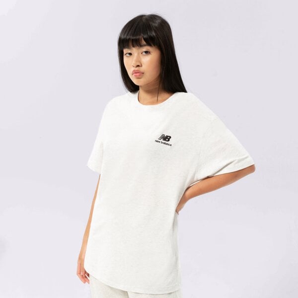 NEW BALANCE T-SHIRT NB ESSENTIALS UNI-SSENTIALS TEE ut21503sah kolor szary